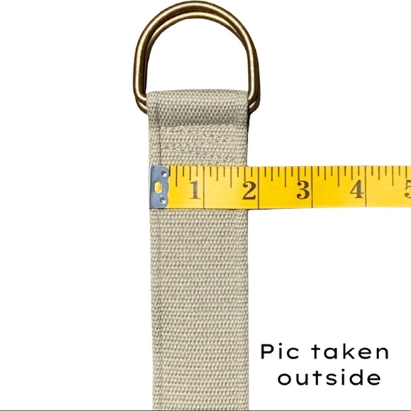 Khaki Canvas Belt 46 inches - Picture 4 of 8